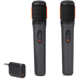 JBL WIRELESSMICAM Wireless Two Microphone System With Dual-Channel Receiver, Black